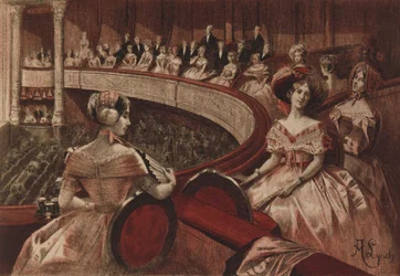 En el teatro, 